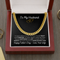 To My Husband | Cuban Link Chain Necklace