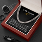 To My Husband | Cuban Link Chain Necklace