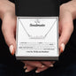 To My Soulmate | Last Heartbeat - White | Custom Name Necklace