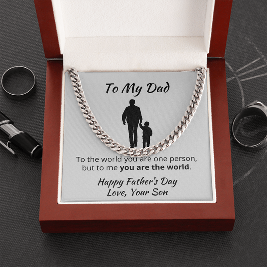 To My Dad | Cuban Link Chain