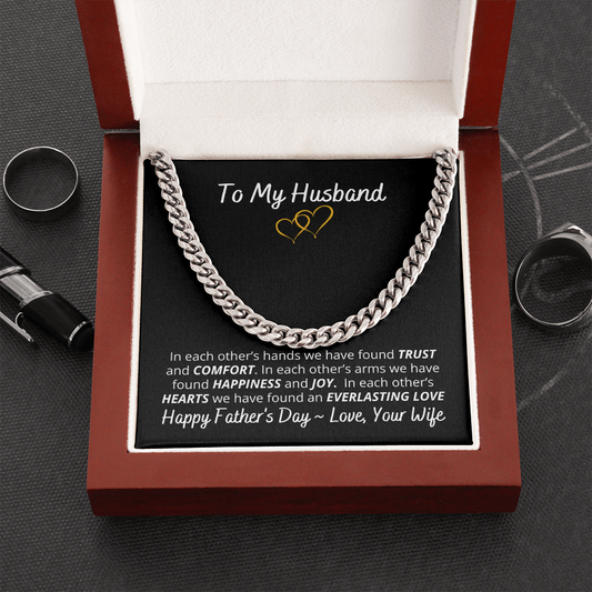 To My Husband | Cuban Link Chain Necklace