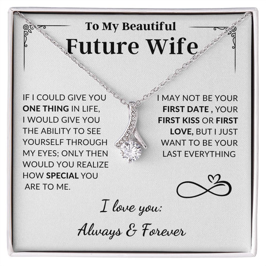 To My Beautiful Future Wife | Alluring Beauty Necklace