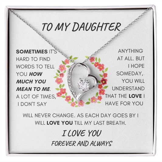 To My Daughter | Last Breath | Forever Love Necklace