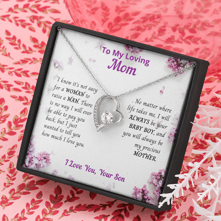 To My Loving Mom | Forever Love Necklace